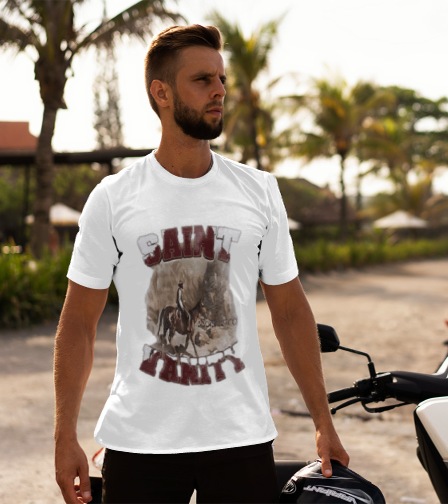Saint Vanity Cowboy Horse Western T-Shirt