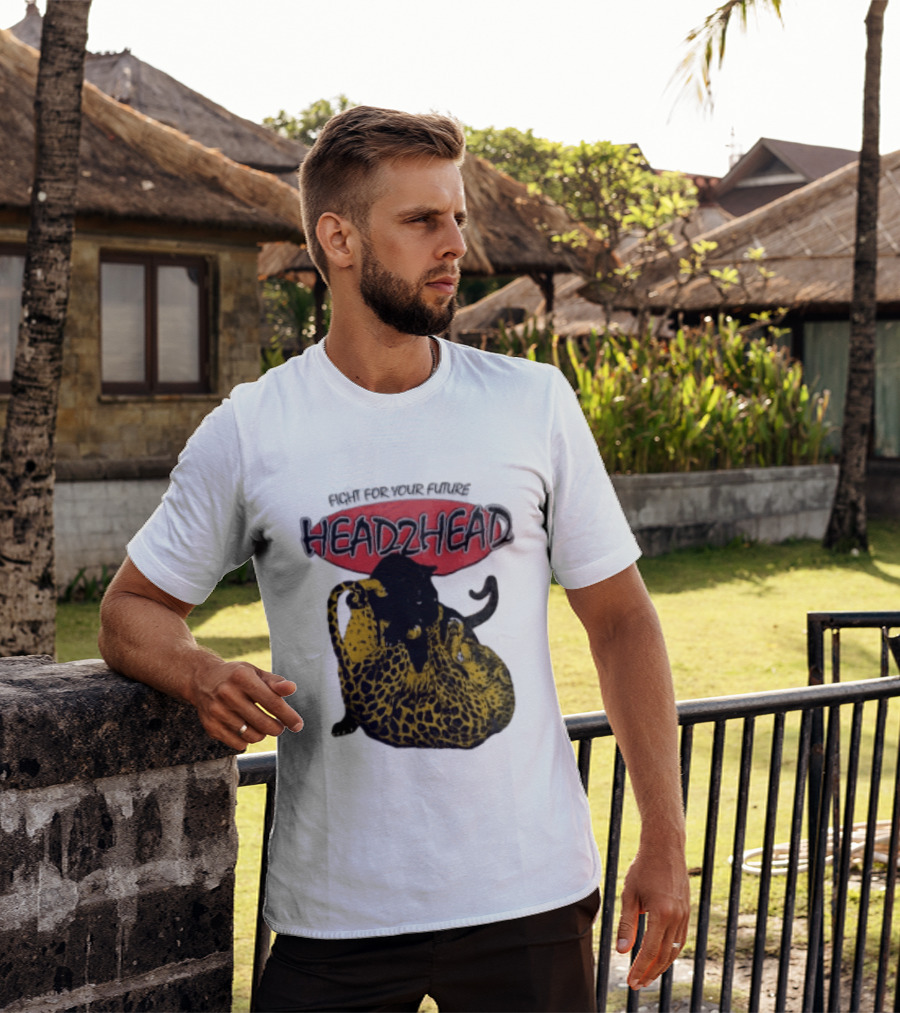 Fight For Your Future Head2Head Panther And Leopard T-Shirt