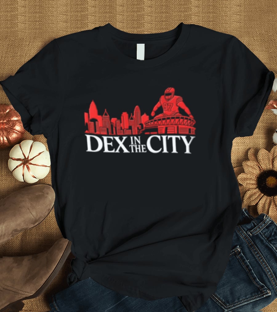 Dex In The City Football Skyline Adventure T-Shirt