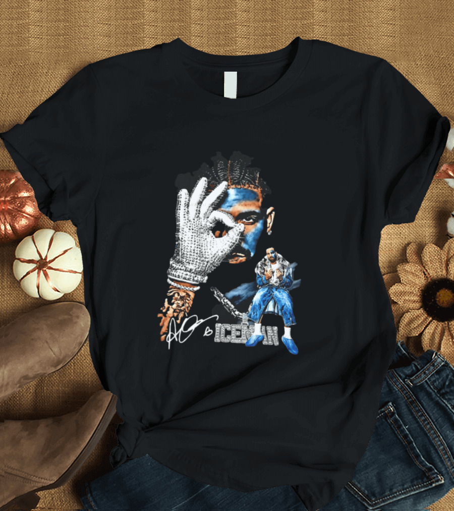 Drake Ice Man Brodie Signature Bling T-Shirt