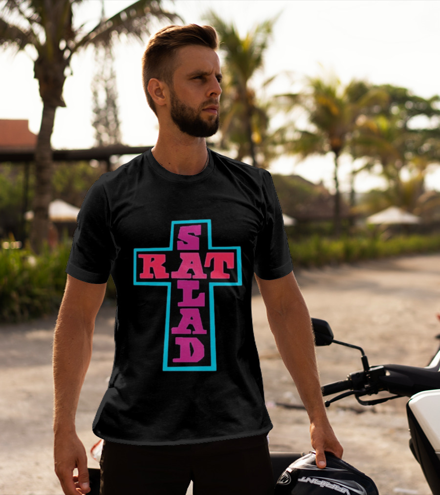 Grateful Sabbath Rat Salad Cross T-Shirt