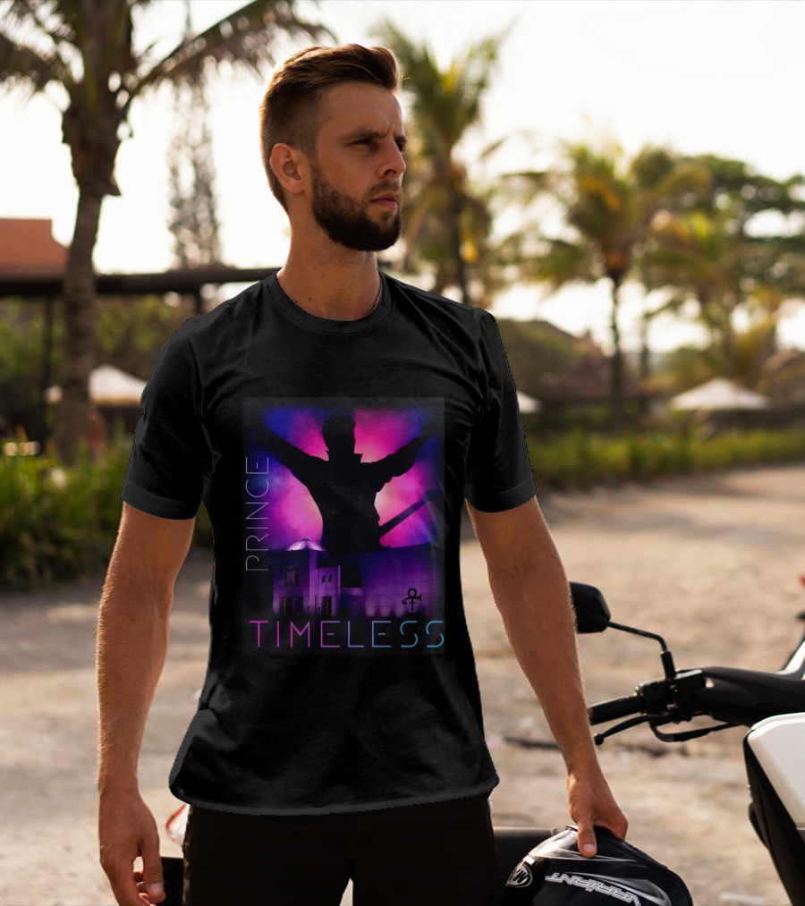 Prince Timeless Paisley Park Iconic Silhouette Purple Celebration August 28 2026 T-Shirt