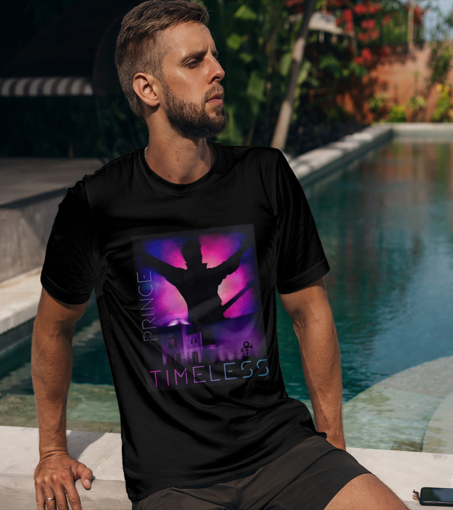 Prince Timeless Paisley Park Iconic Silhouette Purple Celebration August 28 2026 T-Shirt
