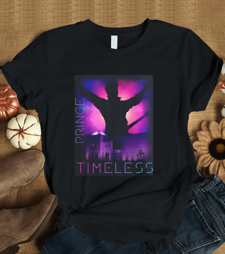 Prince Timeless Paisley Park Iconic Silhouette Purple Celebration August 28 2026 T-Shirt