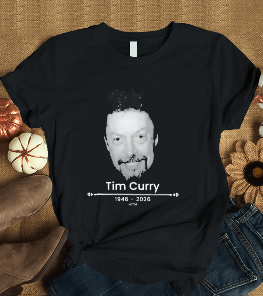 Tim Curry 1946 2026 Actor Face T-Shirt