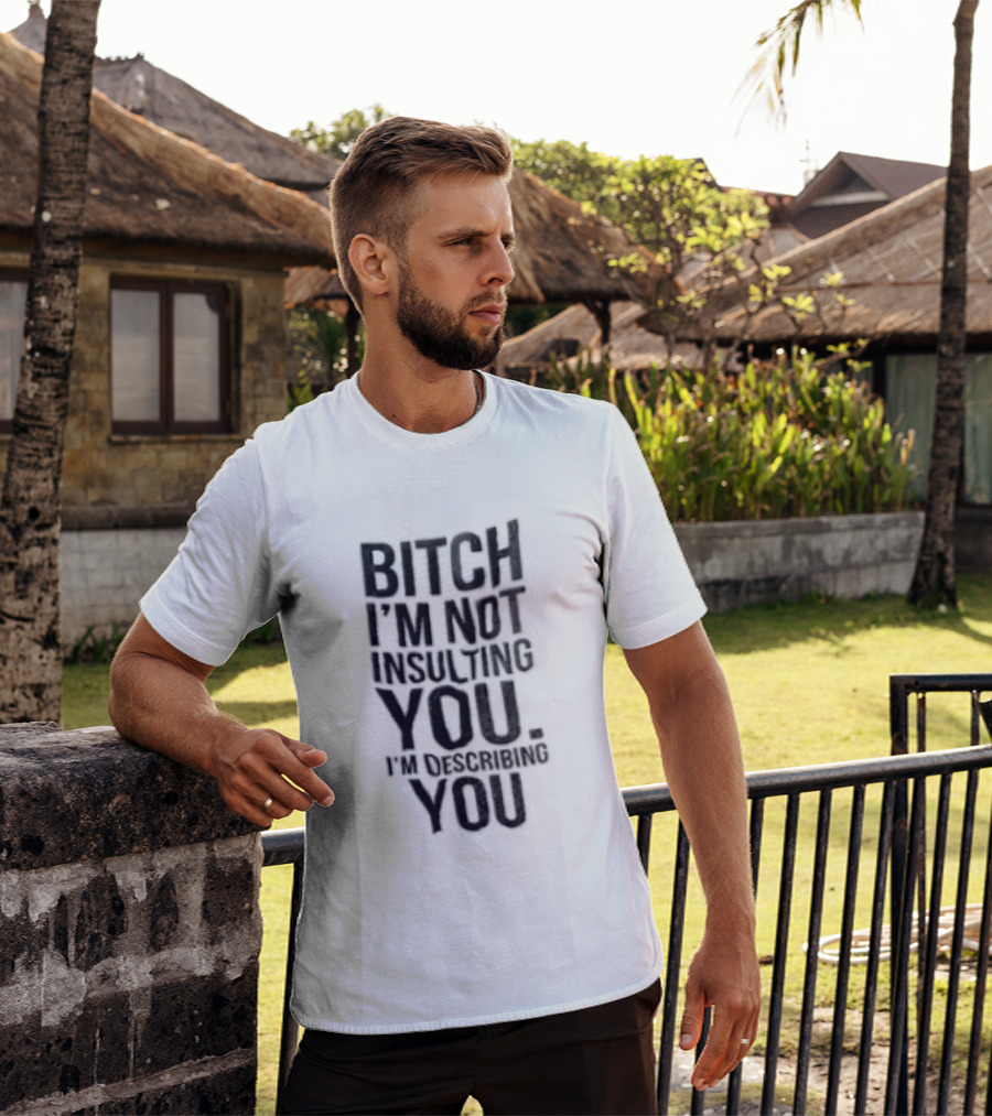 Bitch I'm Not Insulting You I'm Describing You T-Shirt