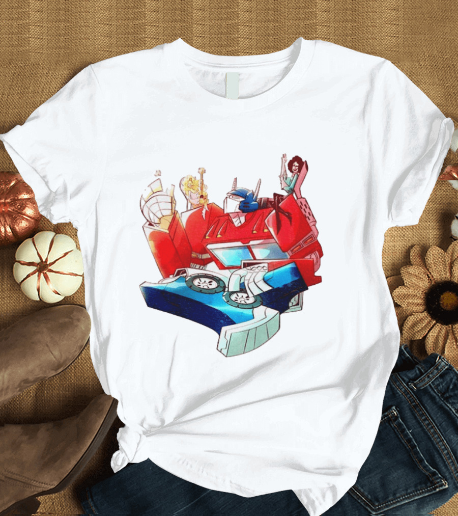 Dolly Parton Tim Curry Peter Cullen Optimus Prime T-Shirt