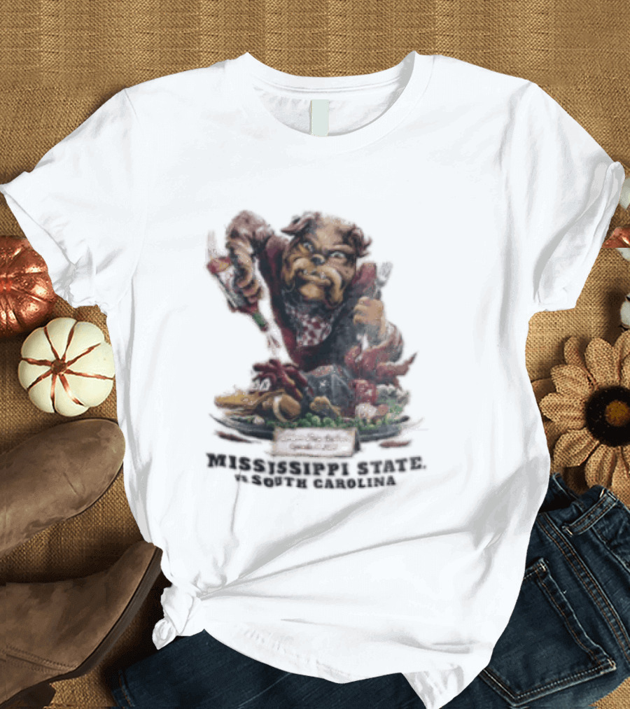 Williams Price Stadium September 19 2026 Mississippi State Vs South Carolina Bulldog T-Shirt