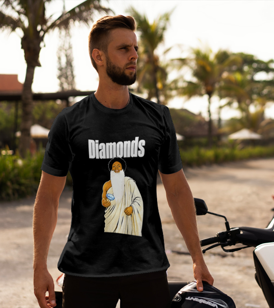Diamonds Randy Moss Minnesota Vikings Iconic Sports Legend T-Shirt
