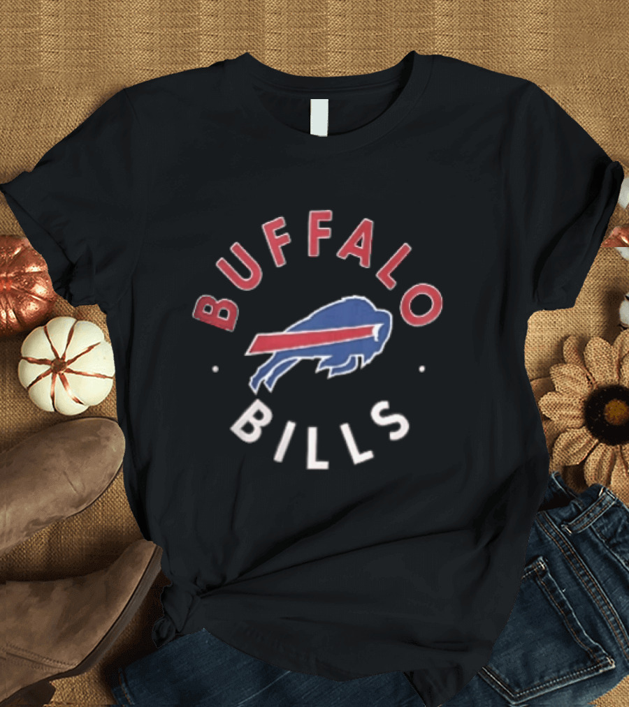Buffalo Bills NFL Football Team Logo Blue And Red Buffalo T-Shirt