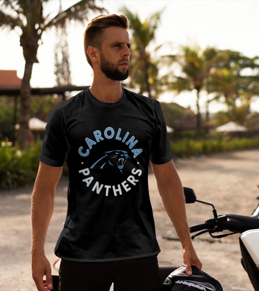 Carolina Panthers Team Spirit Feline T-Shirt