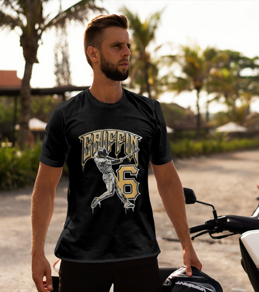 Konnor Griffin 6 Pittsburgh Pirates 2026 City Connect Baseball Player T-Shirt