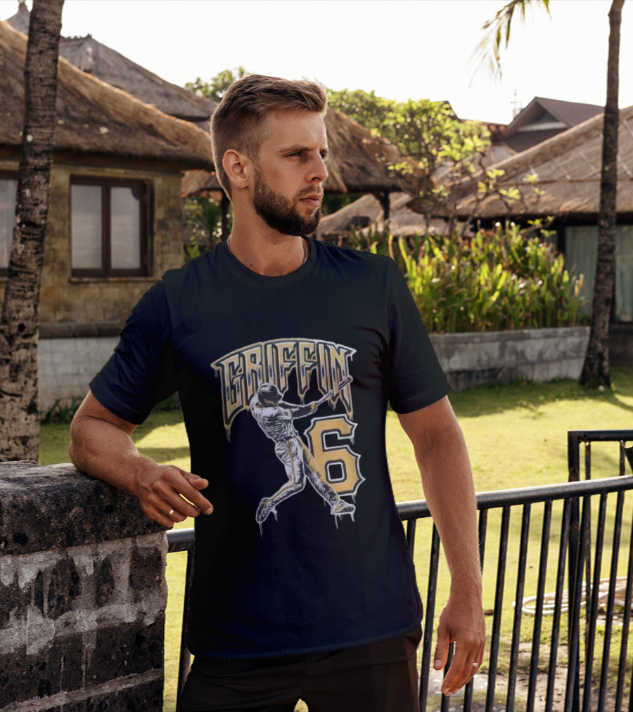 Konnor Griffin 6 Pittsburgh Pirates 2026 City Connect Baseball Player T-Shirt