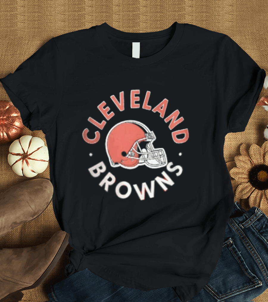 Cleveland Browns Football Helmet Team Fan T-Shirt