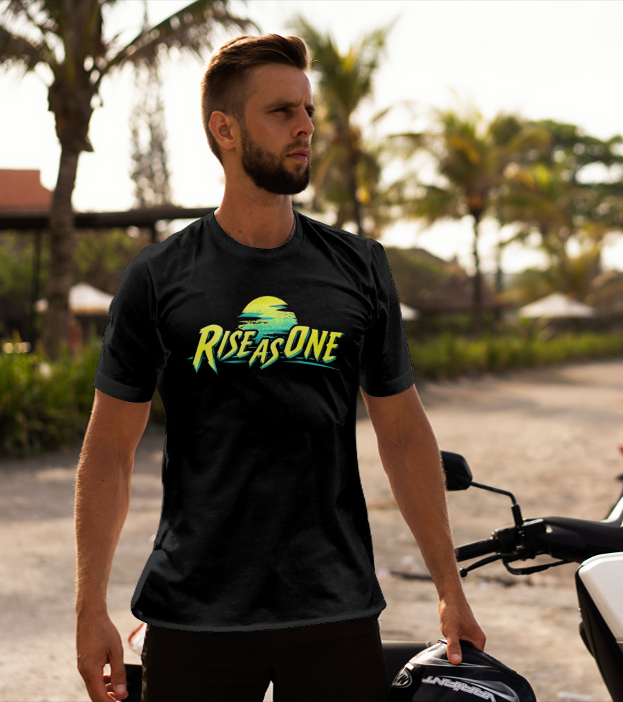 Nicholas Daley Carhartt WIP Rise As One Sun Wave Yellow Neon T-Shirt