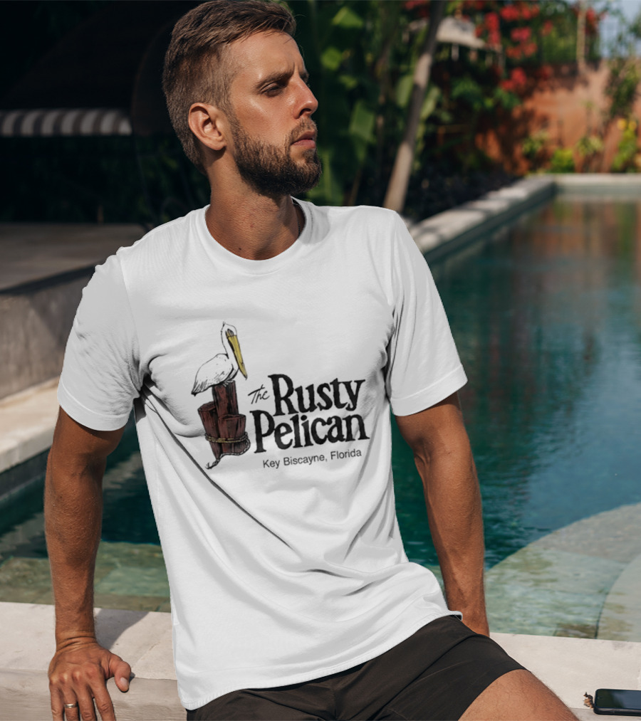 The Rusty Pelican Key Biscayne Florida Cody John T-Shirt