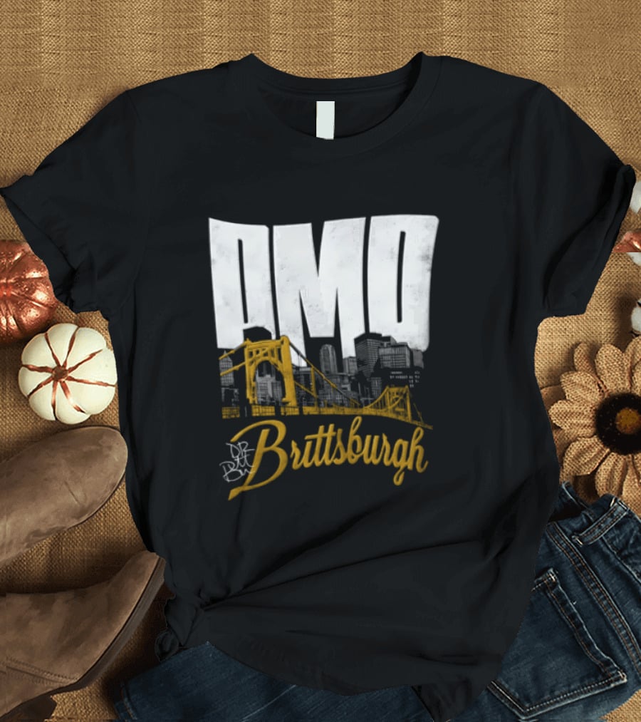 DMO Britt Baker Brittsburgh City Skyline Bridge T-Shirt