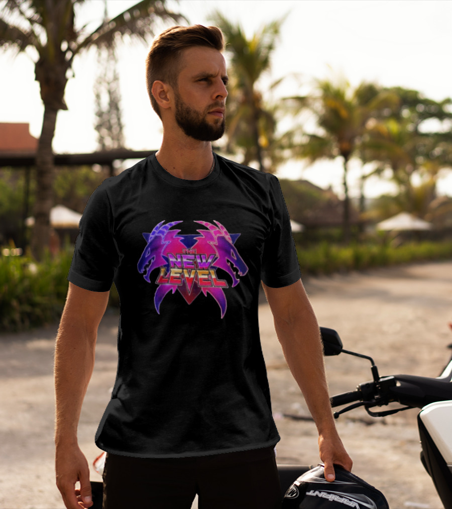 The New Level Dual Dragon Emblem Level Up T-Shirt