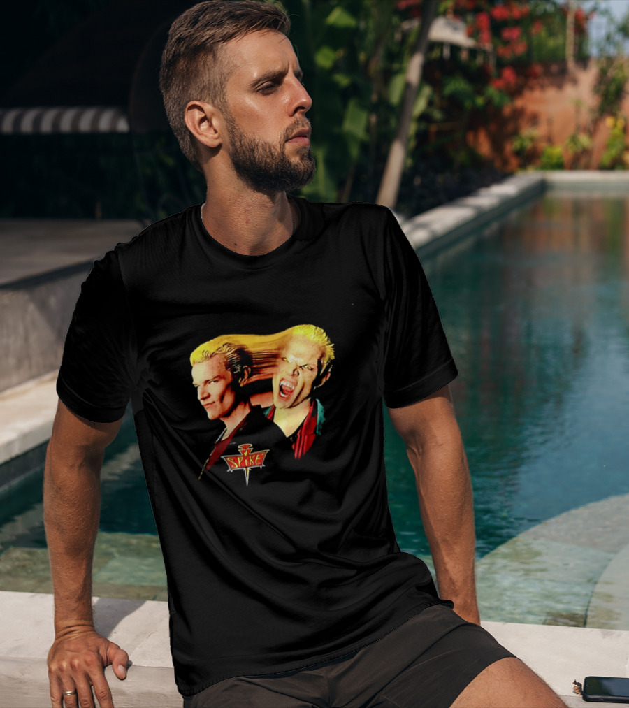 Spike Buffy The Vampire Slayer Movie Iconic Blond Vampire Characterística T-Shirt