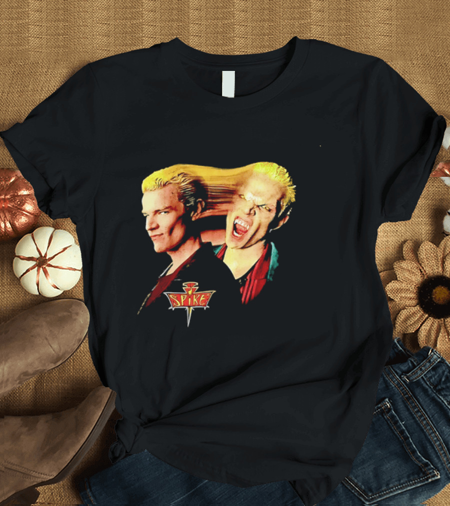 Spike Buffy The Vampire Slayer Movie Iconic Blond Vampire Characterística T-Shirt