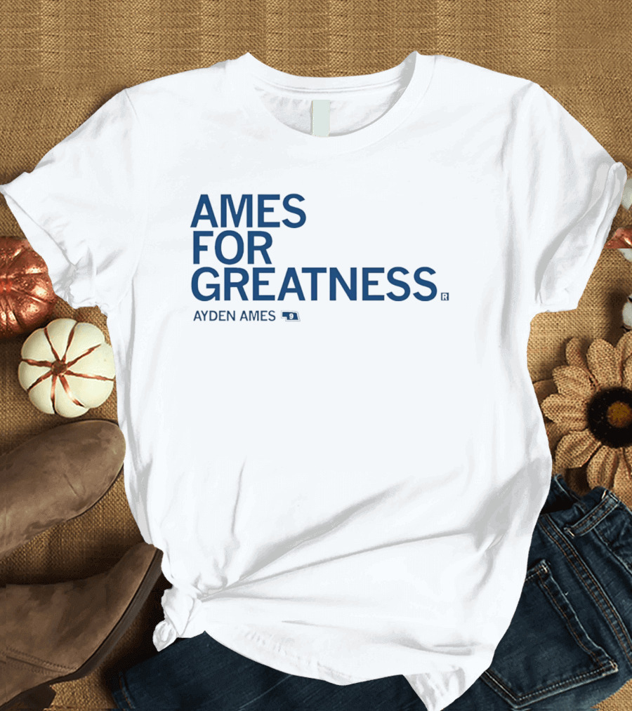 Ames For Greatness Ayden Ames Creighton Bluejays Number 9 T-Shirt