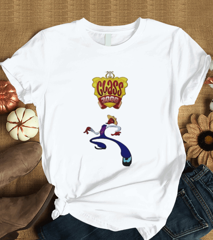 Class Of 3000 Cartoon 2015 Posing Straw Hat Vest T-Shirt