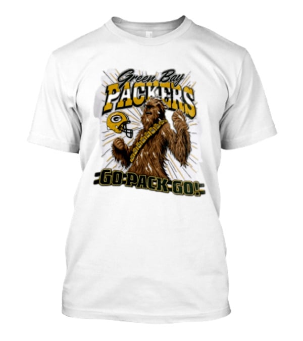 Green Bay Packers Chewbacca Go Pack Go T-Shirt