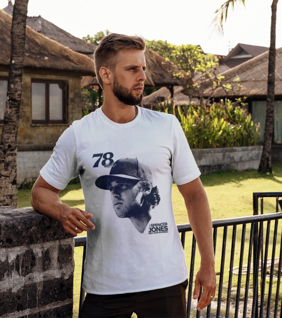 Spencer Jones No 78 New York Yankees MLB Lineage Series T-Shirt
