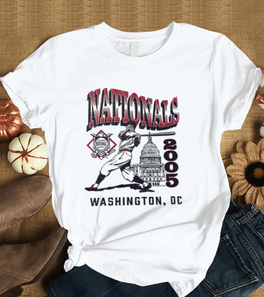 Washington Nationals 2005 Washington DC Baseball T-Shirt