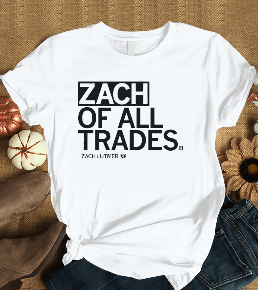 Zach Of All Trades Zach Lutmer Iowa Hawkeyes T-Shirt