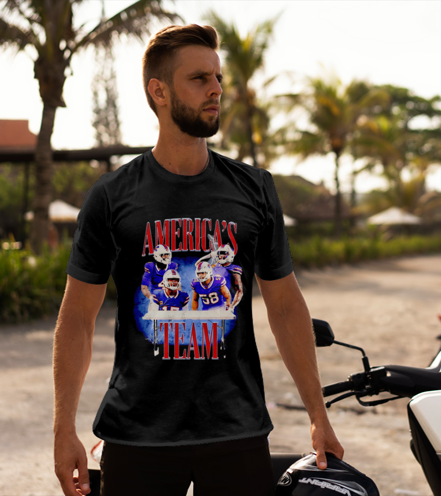 Buffalo Bills America's Team Players Table Celebration T-Shirt