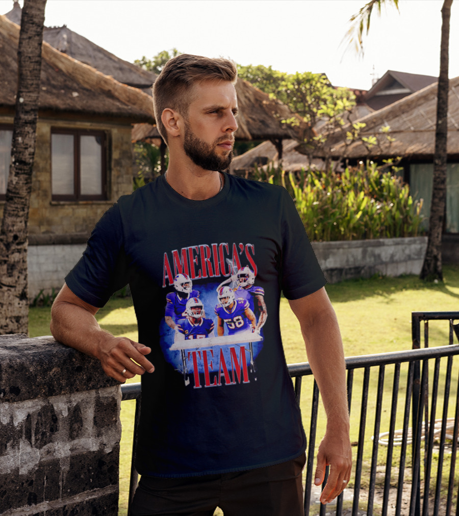 Buffalo Bills America's Team Players Table Celebration T-Shirt