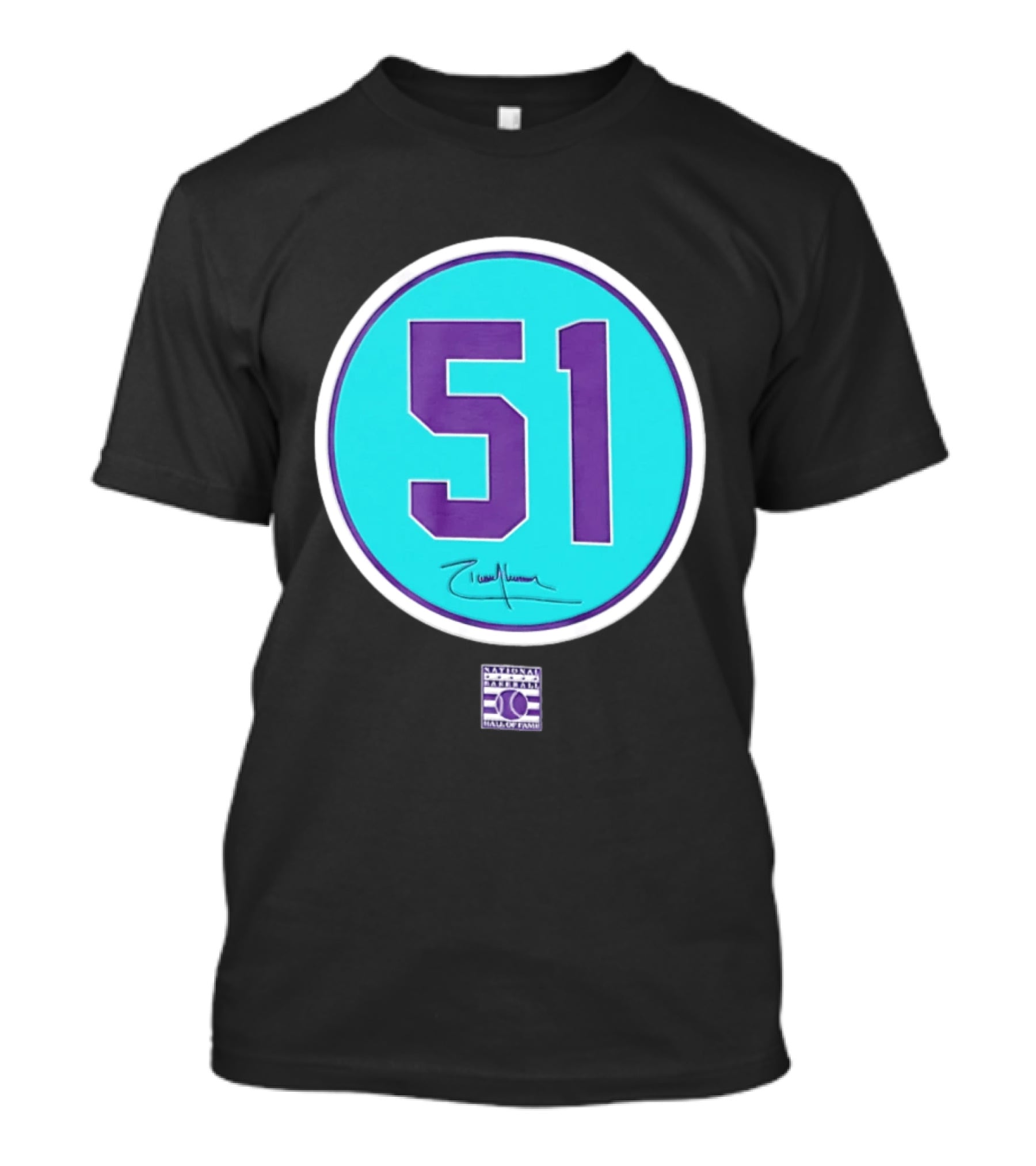 Randy Johnson 51 Arizona Diamondbacks Hall Of Fame National T-Shirt