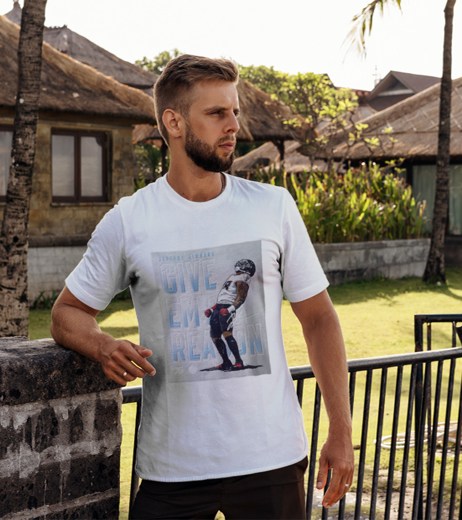 Tennessee Titans Give Em A Reason Jeffery Simmons 98 Flexing T-Shirt