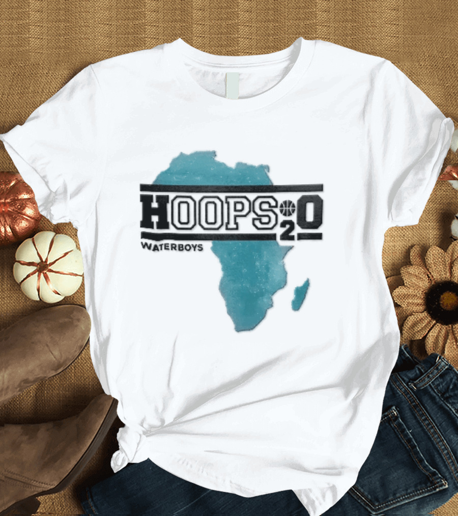 Waterboys Hoops H2o Distressed Africa Continent Map T-Shirt
