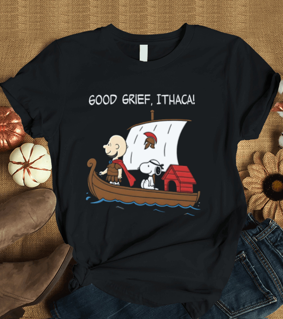Good Grief Ithaca Charlie Brown Snoopy Peanuts T-Shirt