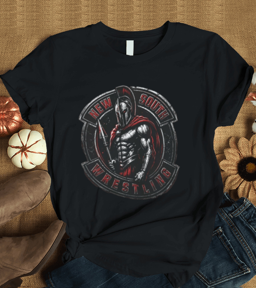 New South Wrestling Spartan Warrior T-Shirt