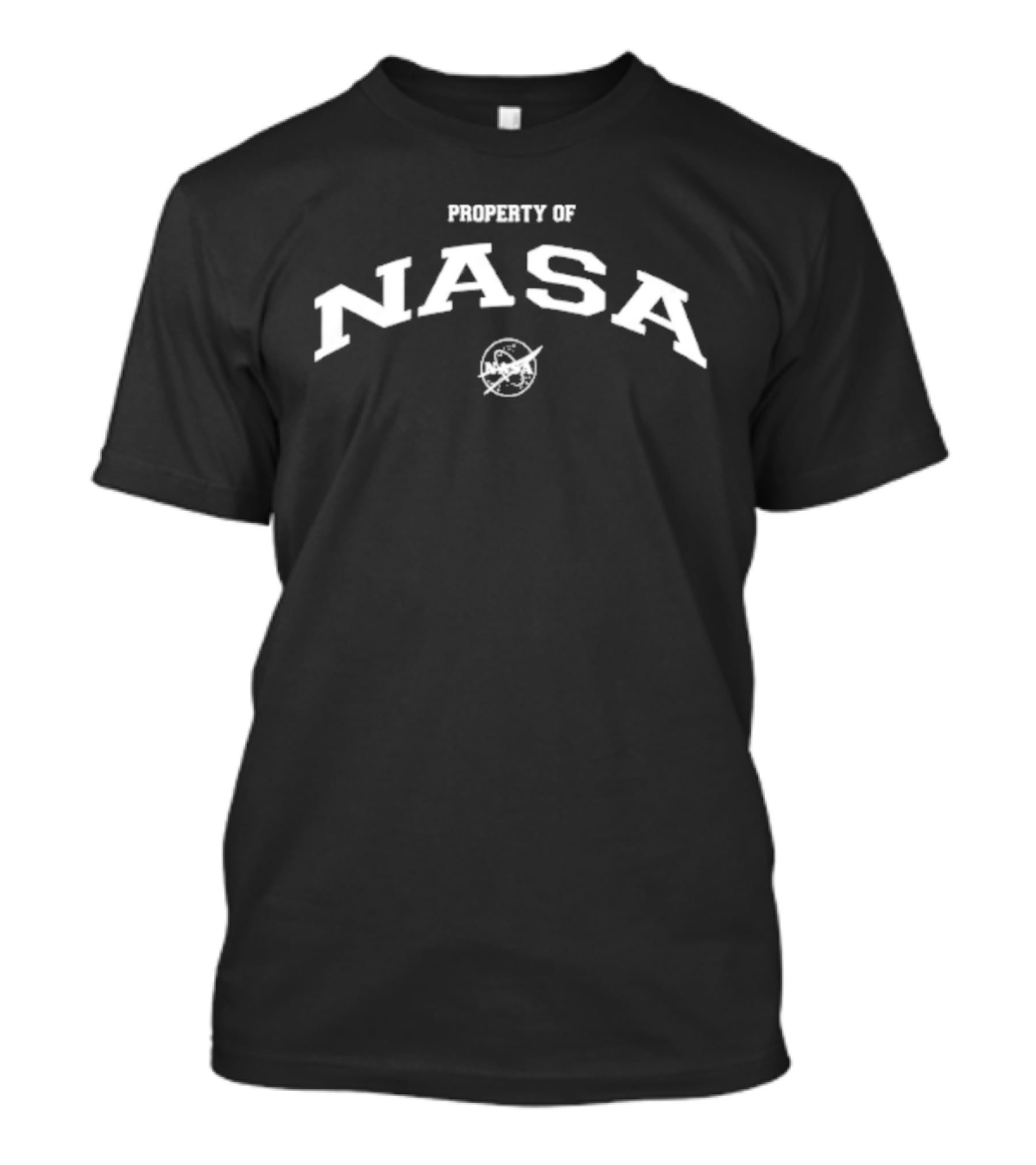 Andre Wisdom Property Of NASA Souvenir Spellout Text With NASA T-Shirt
