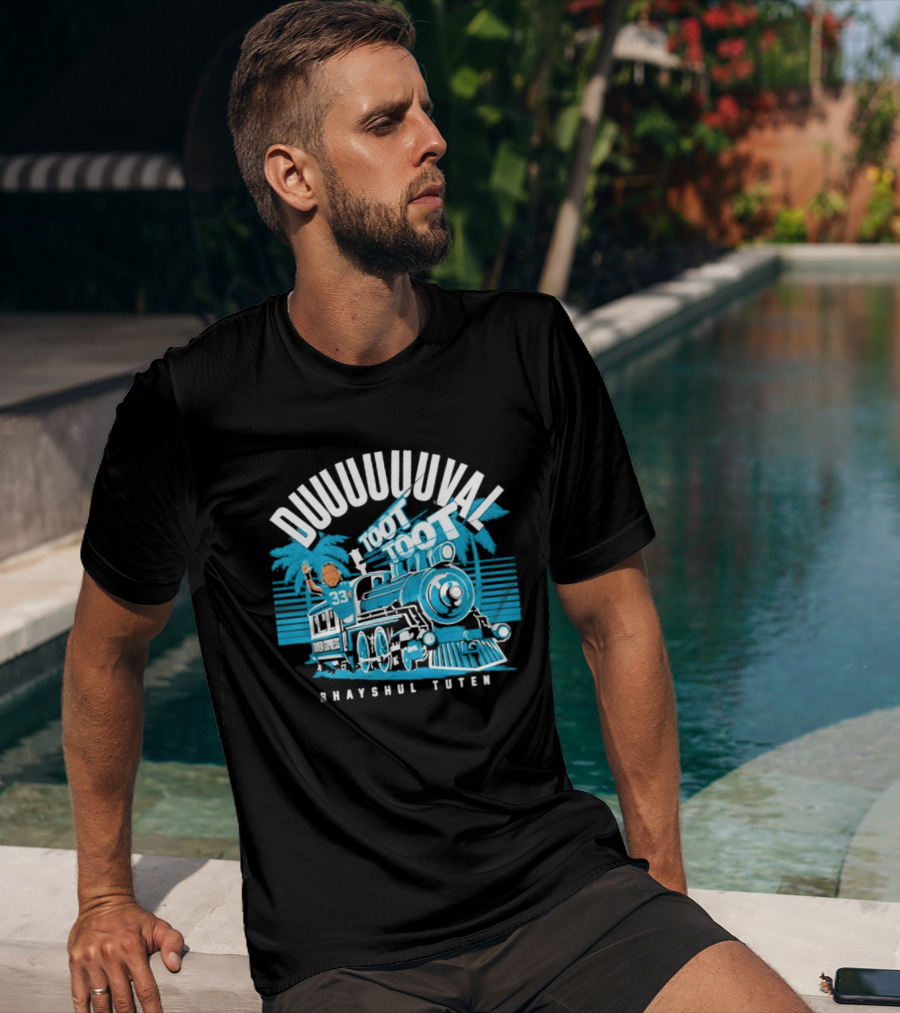 Duuuuuuuval Toot Toot Train Bhayshul Tuten 33 Jacksonville T-Shirt