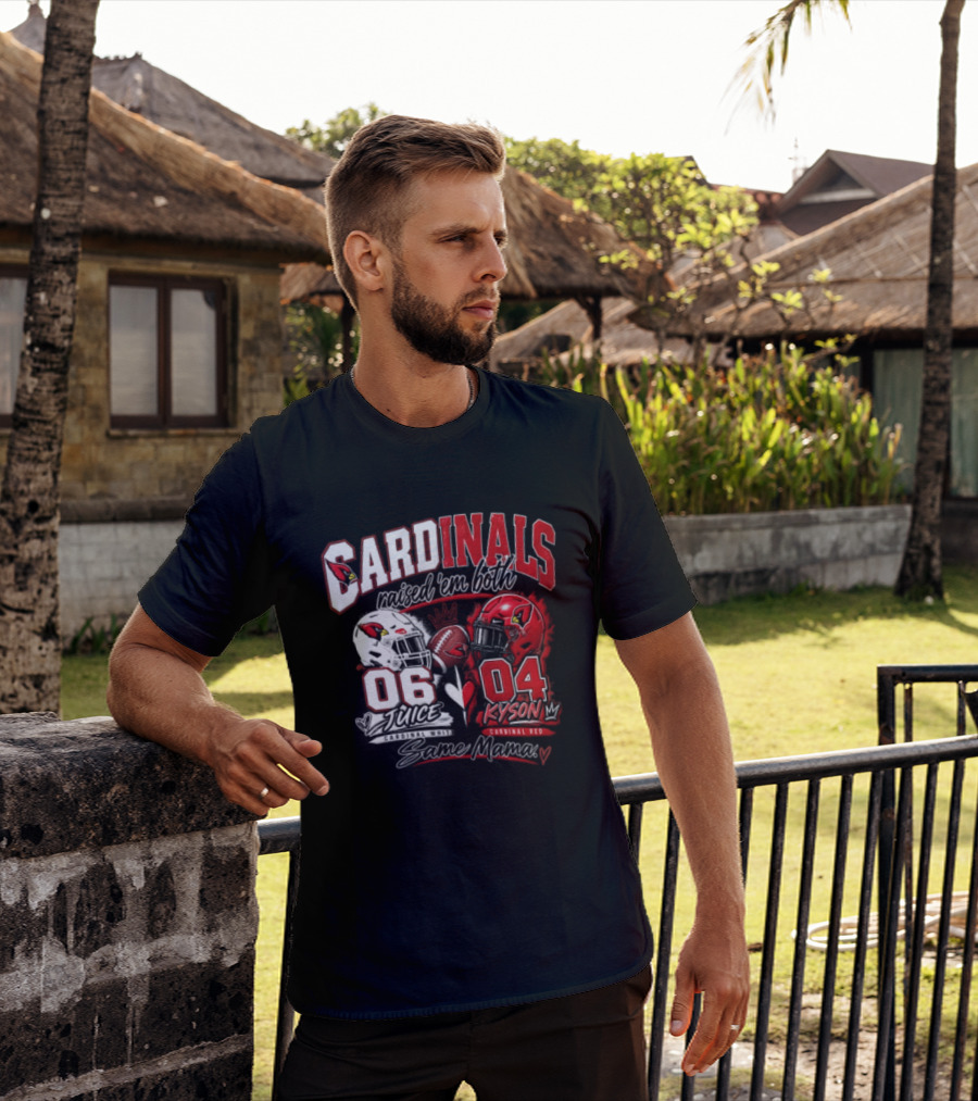 Cardinals Raised 'em Both 06 White Juice Vs 04 Red Kyson Bax Memx T-Shirt