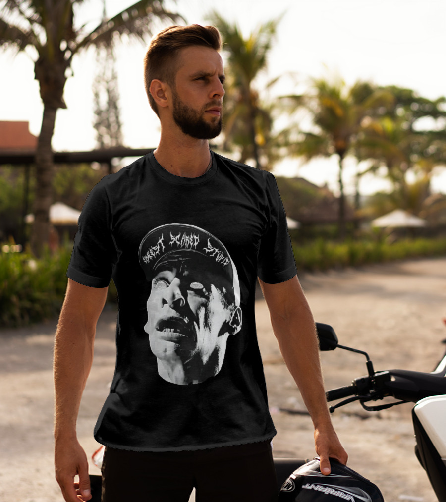 Ernest Scared Stupid Horror Movie Face T-Shirt