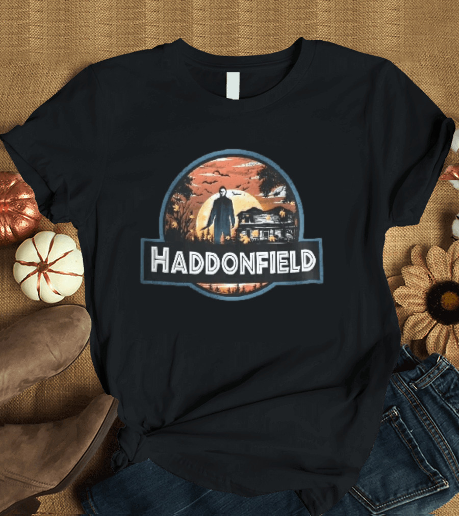 Haddonfield Michael Myers House With Moonlit T-Shirt