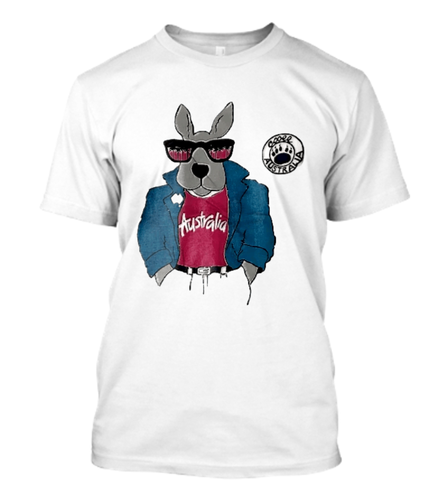 Australia Kangaroo Cool Coogee T-Shirt