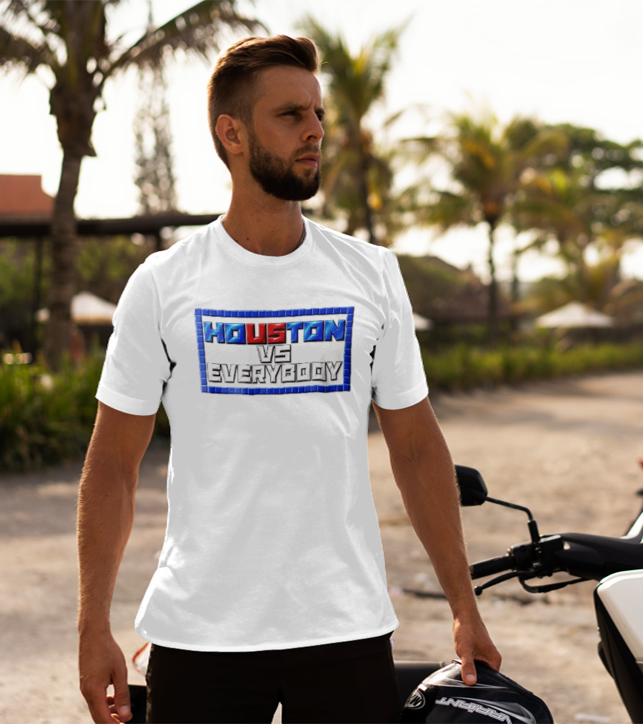 Houston VS Everybody Pixel Border T-Shirt