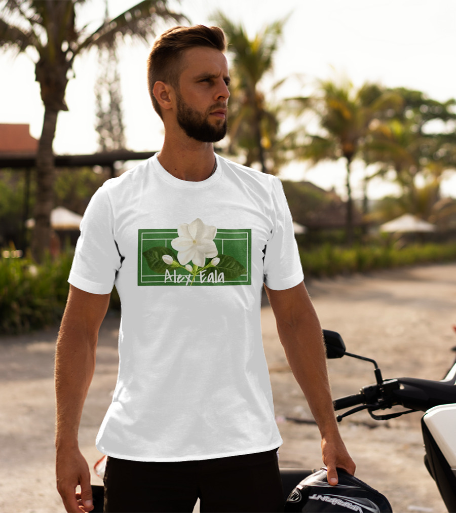 Alex Eala Sampaguita Tennis Court Blossom T-Shirt
