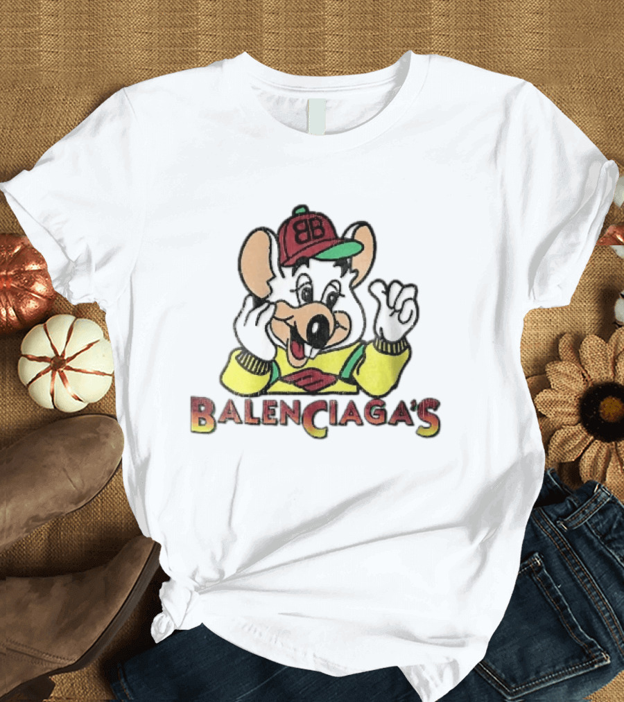 Balenciagas BB Mouse Cap Distressed T-Shirt