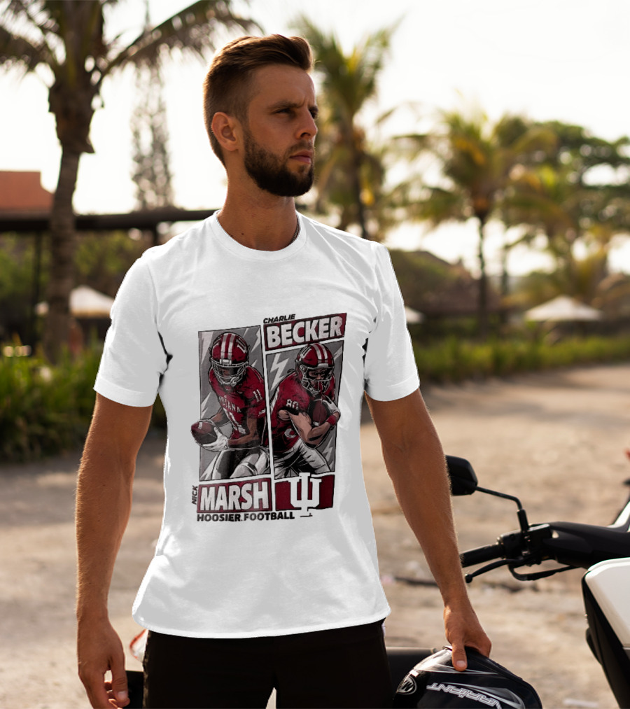Charlie Becker Nick Marsh Hoosier Football Indiana Players T-Shirt