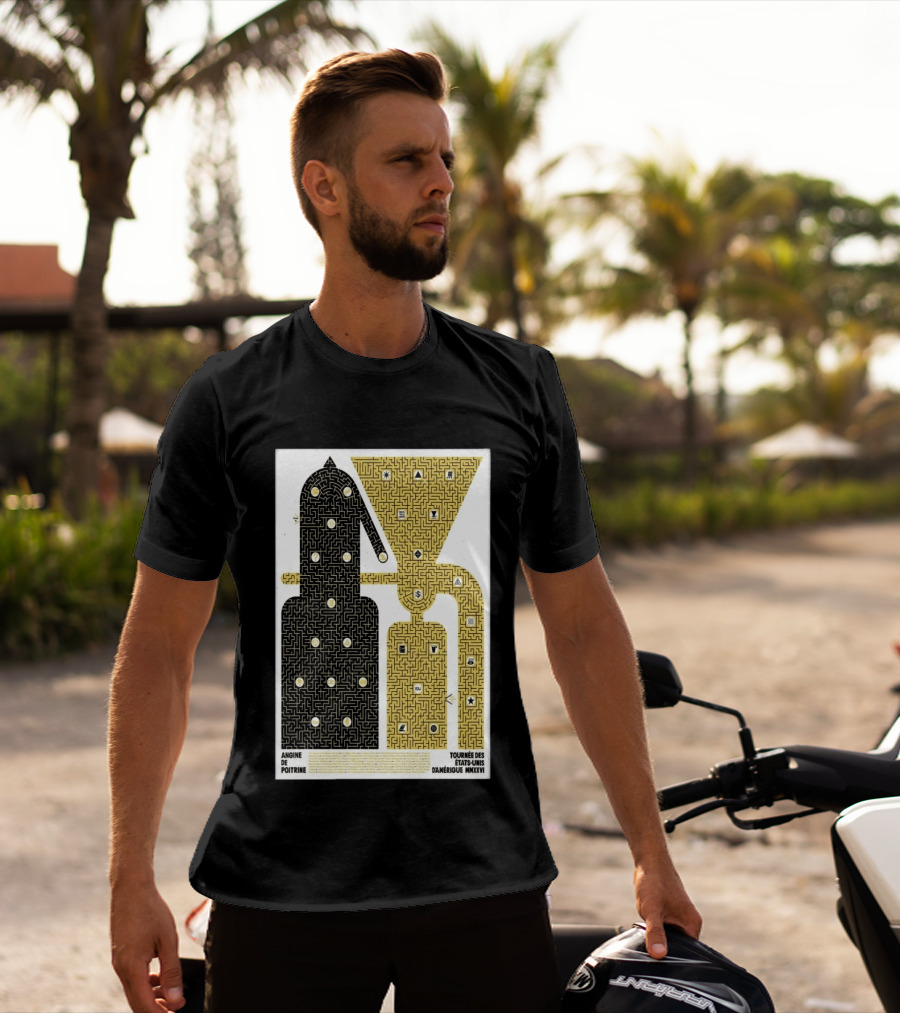 Angine De Poitrine Tournée Des États Unis D'Amérique MMXXVI Tour Music Limited T-Shirt
