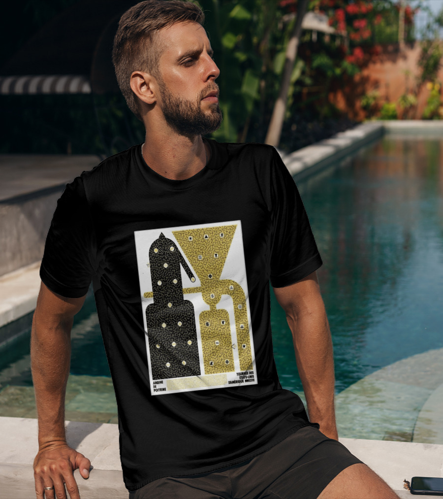 Angine De Poitrine Tournée Des États Unis D'Amérique MMXXVI Tour Music Limited T-Shirt