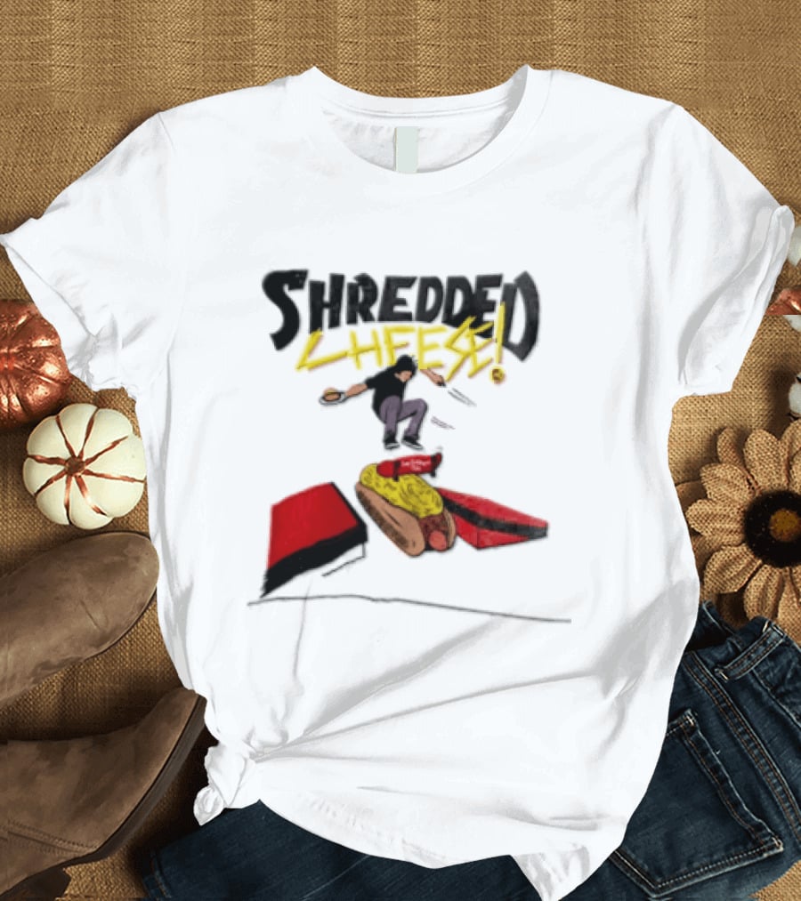 Shredded Cheese Chili Skateboard Camp Washington T-Shirt